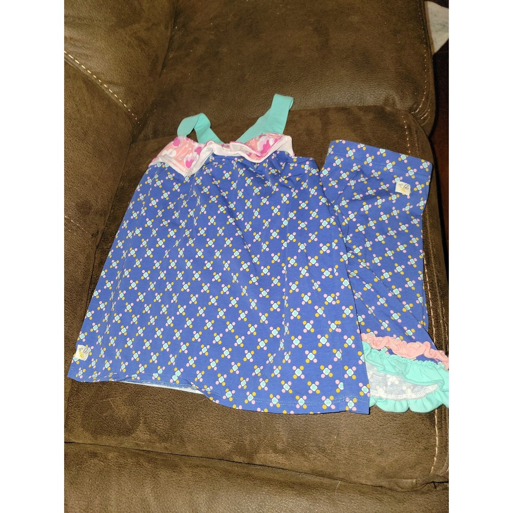 Wild flowers tank and shorts outfit size 12 Wildflowers